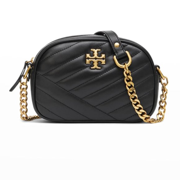 Tory Burch Handbags - Tory Burch Kira Black Chevron Crossbody